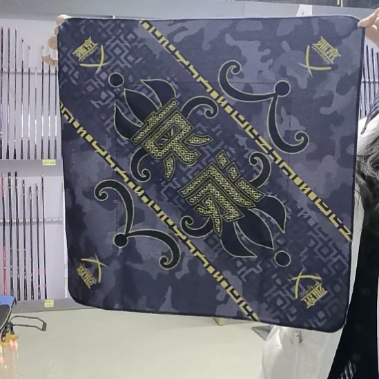 4.5m碳素钓鱼防水模塑毛巾（灰，绿，紫）