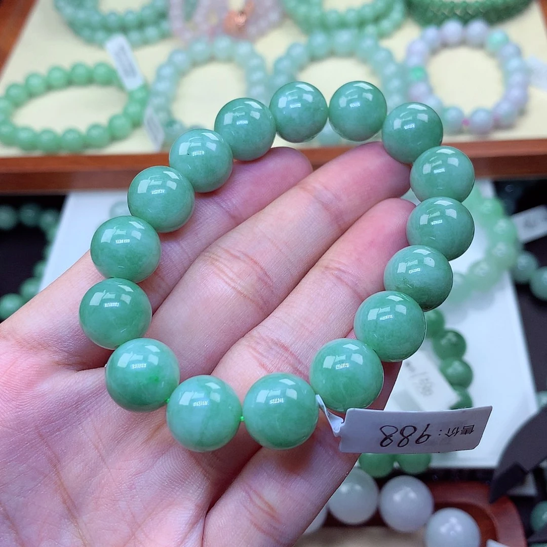 翡翠未镶嵌毛衣链