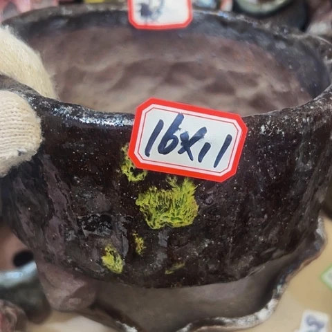 红陶粗陶花盆手工