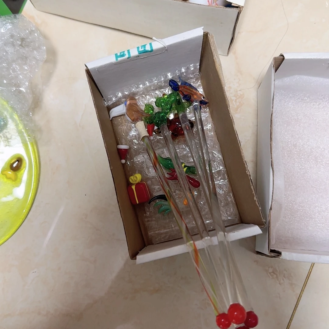 琉璃手工艺品团**圆摆件