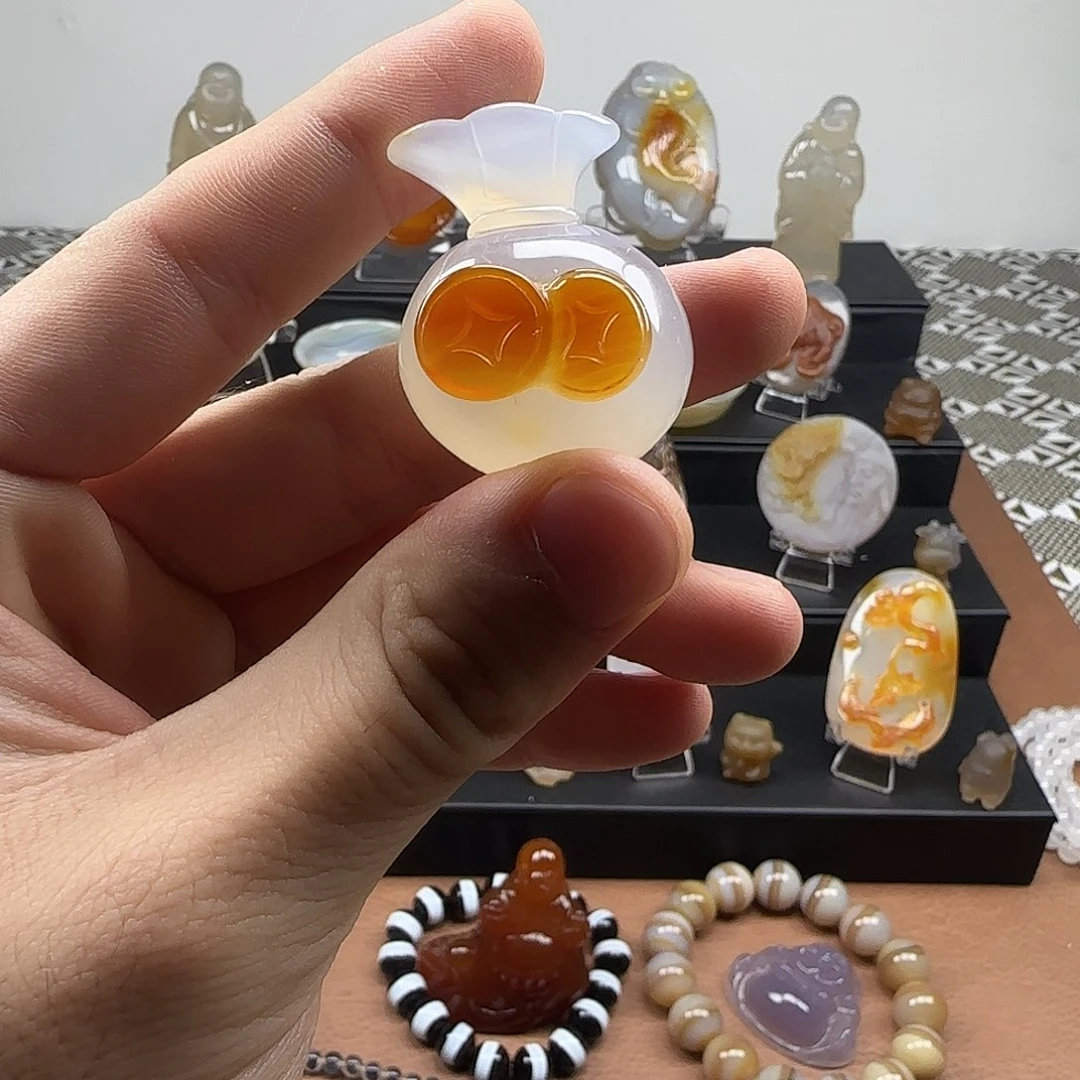 玛瑙/玉髓未镶嵌颈饰