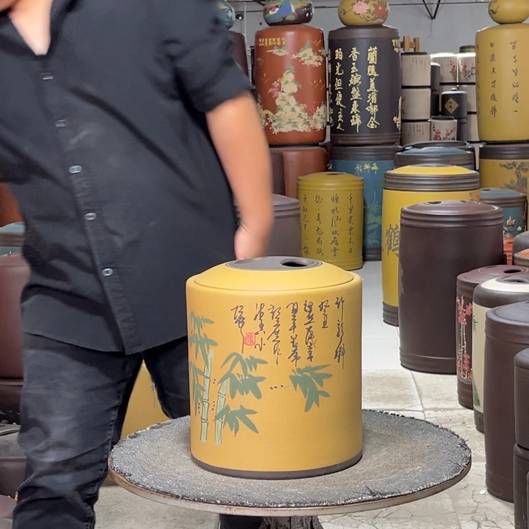 紫砂茶叶罐茶叶罐