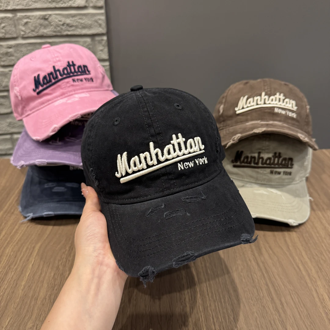 儿童帽子春秋季男女童美式纯色刺绣字母棒球帽宝宝户外遮阳鸭舌帽