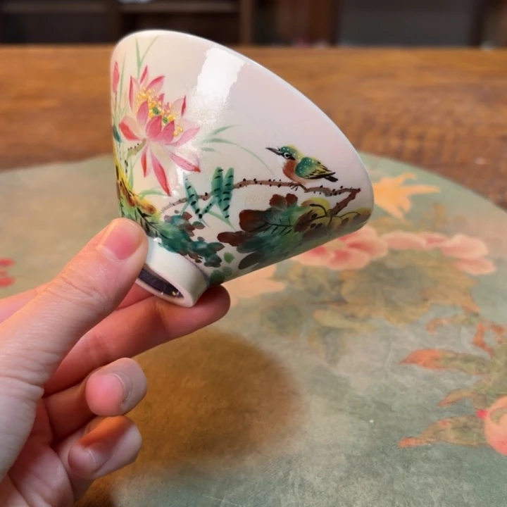 柴烧纯手工手绘陶瓷