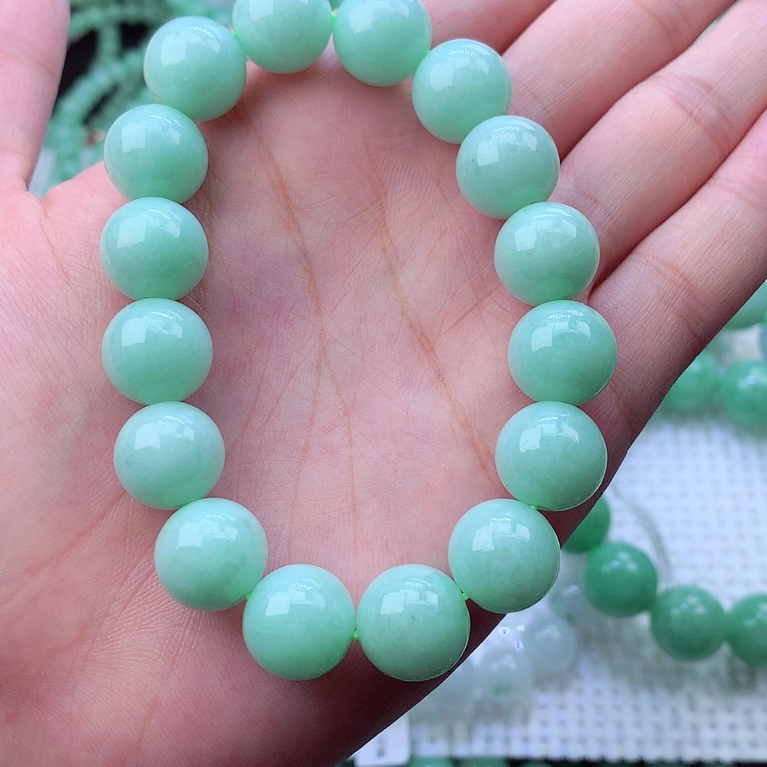 翡翠未镶嵌毛衣链