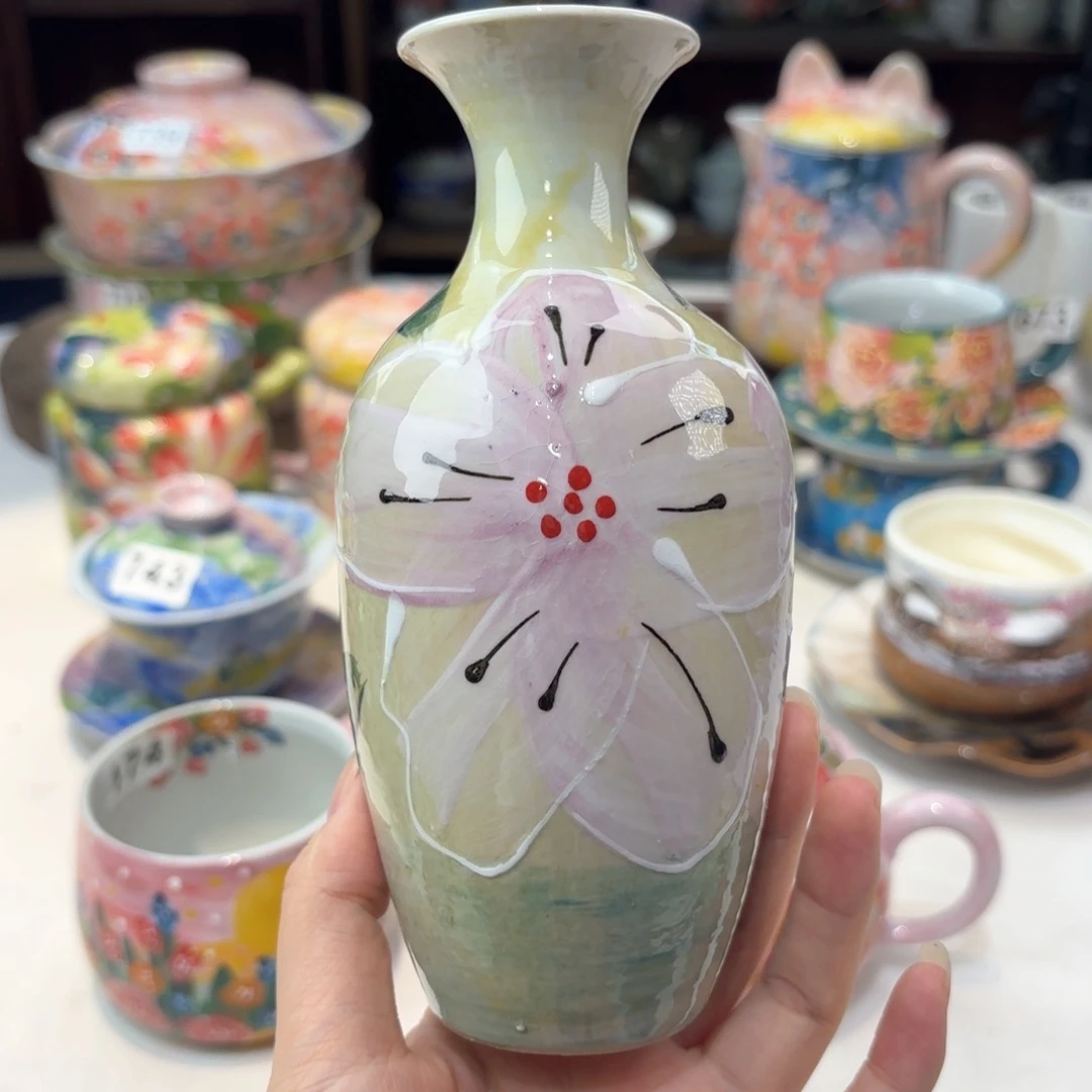 景德镇手绘高温釉下彩陶瓷茶具