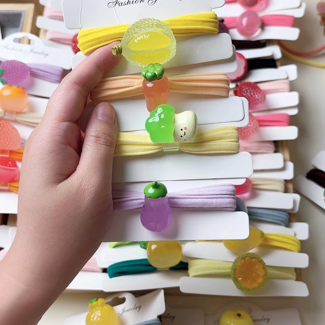 布艺非金属4个发饰