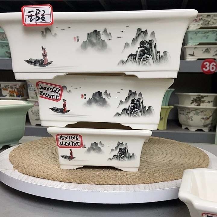 紫砂宜兴紫砂花盆