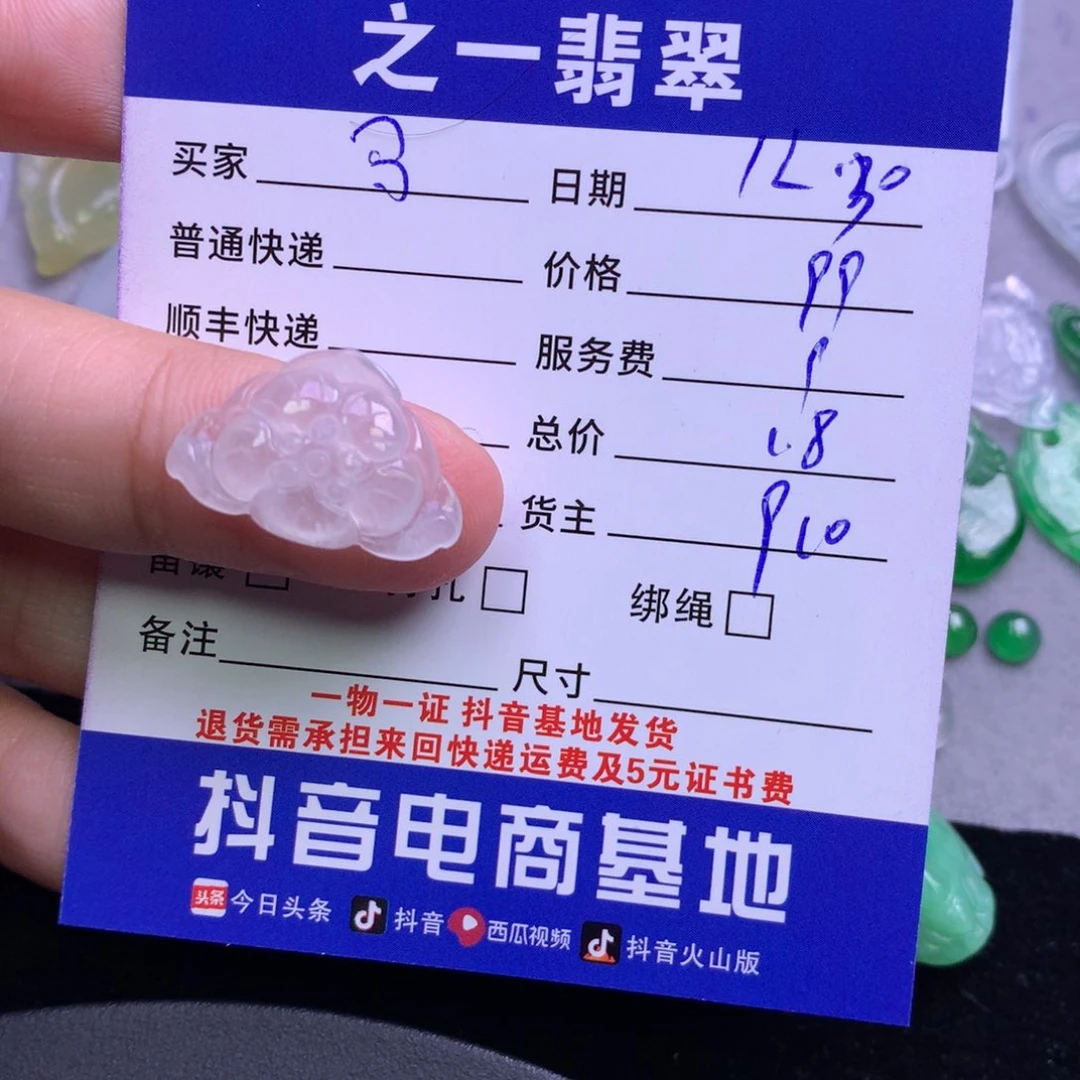 颈饰未镶嵌翡翠鮑****饰