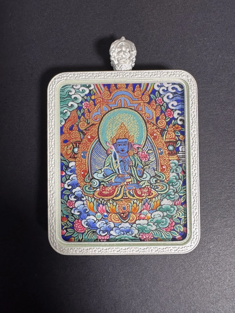 虚空，青海热贡纯手绘唐卡，矿物颜料