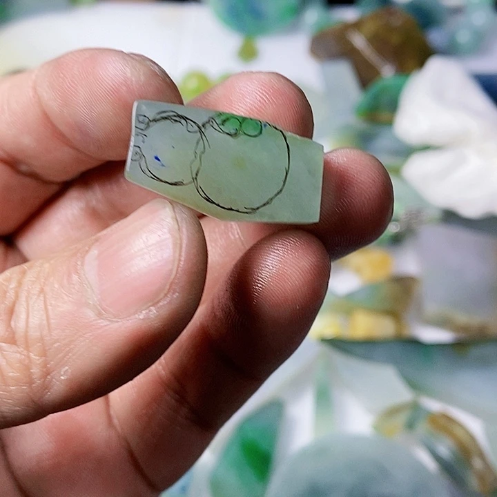 翡翠散珠天然翡翠A货