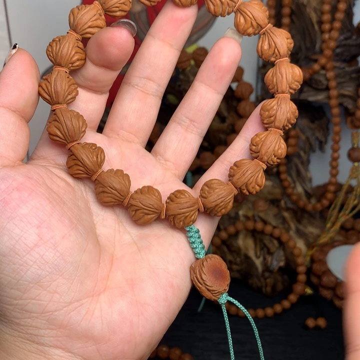 桃核吊坠16野生红魔