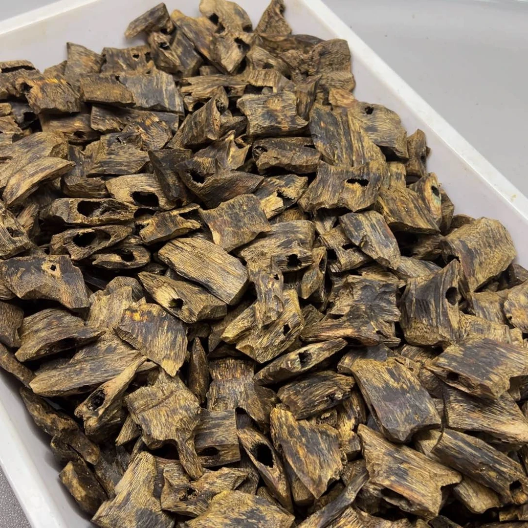 沉香沉香碎屑绿棋糖结原材料100克