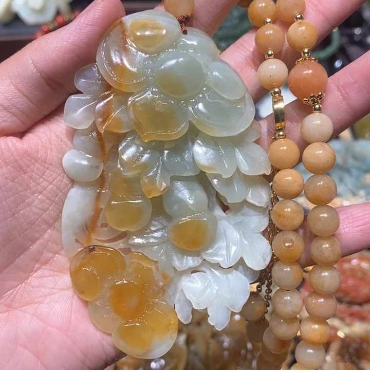 岫玉毛衣链未镶嵌