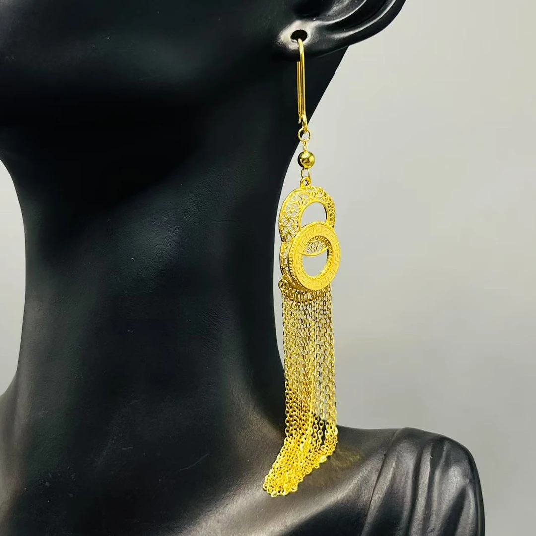 A播 13.57g足金999耳饰d