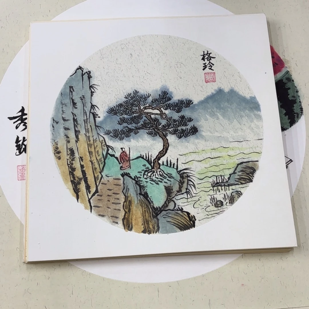国画国画老师作品刘