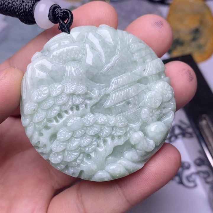 颈饰未镶嵌翡翠翡翠