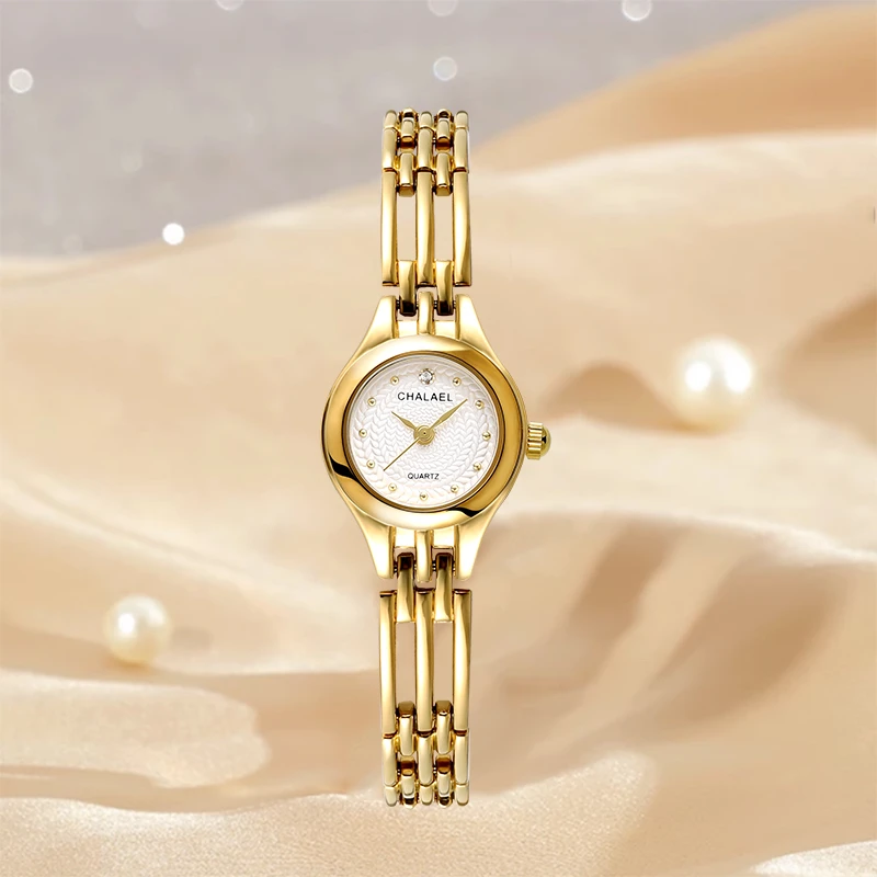 【品牌直发】CHALAEL新款流行复古菱格风系列精致白领潮流女表CH089