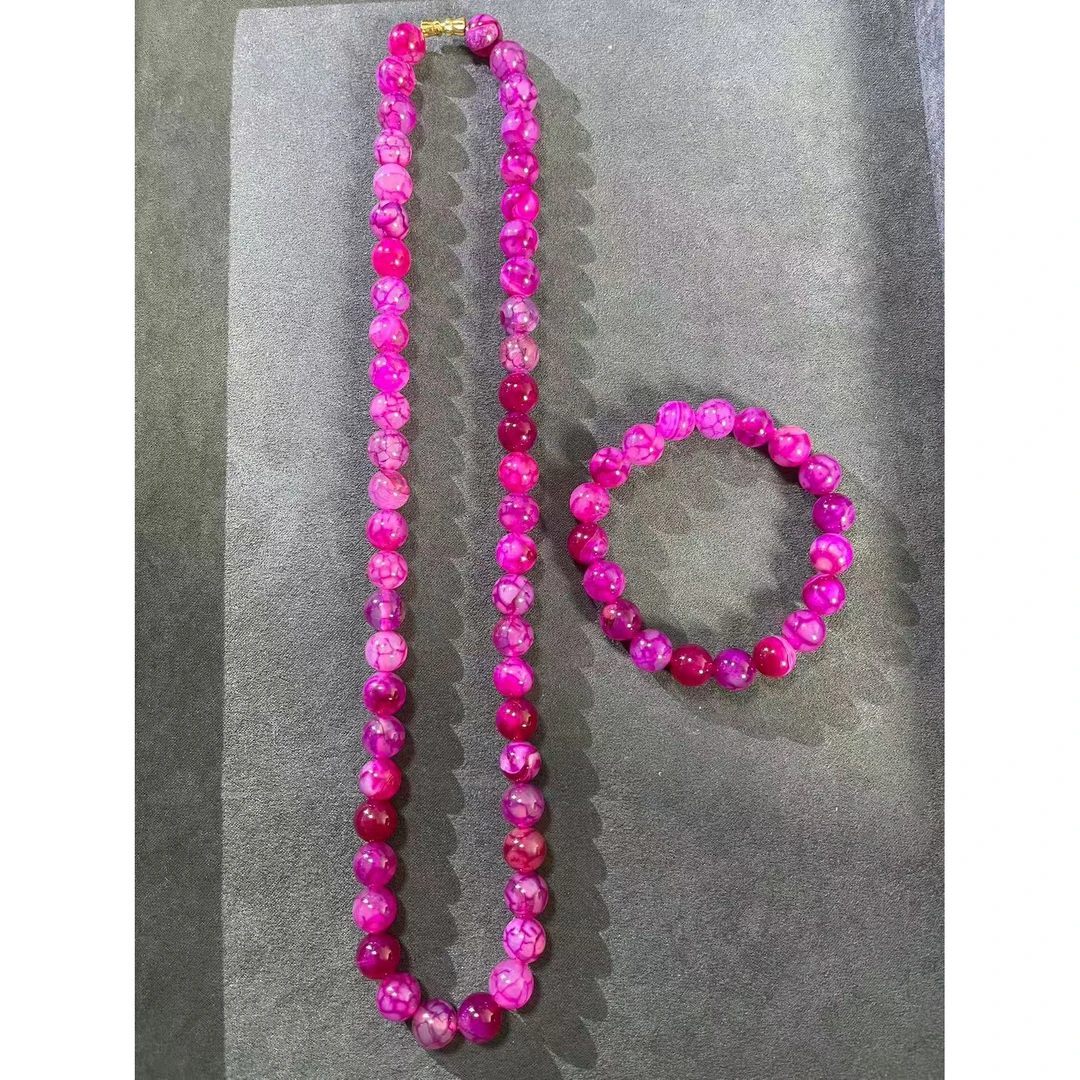 手镯 项链 福玺甄选红珠两件套6373