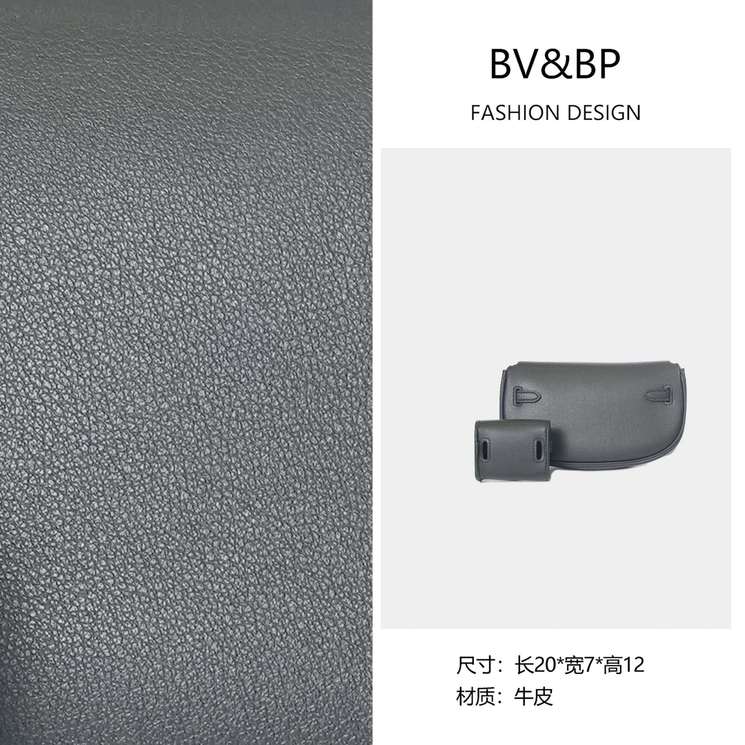 BV&BP· 原创设计 真皮高定手提单肩包  BV20-锡器灰