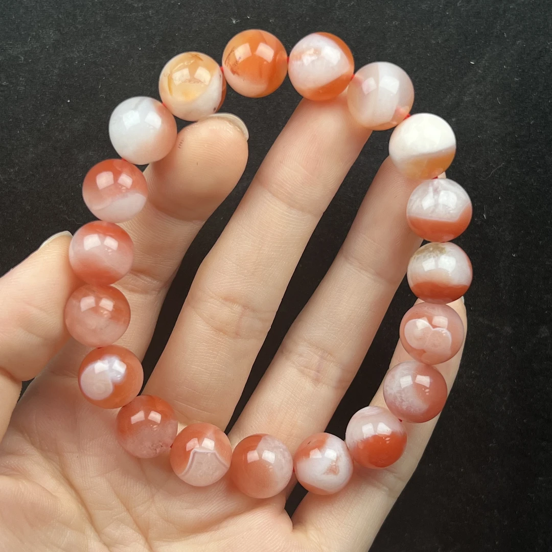 P2545天然南红 单圈11+mm支持复检假一罚十