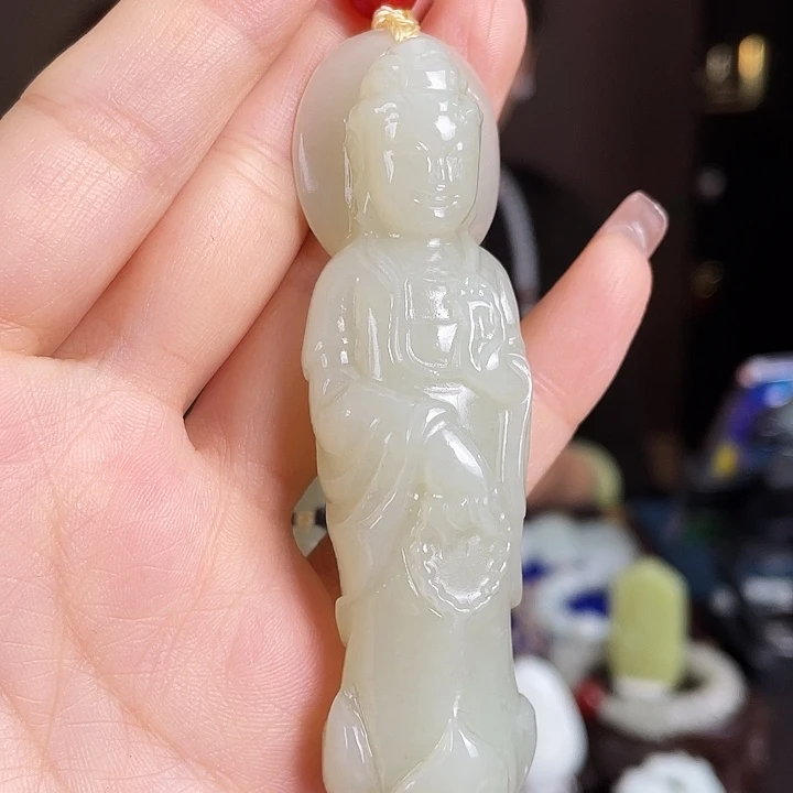 和田玉未镶嵌颈饰定制发货