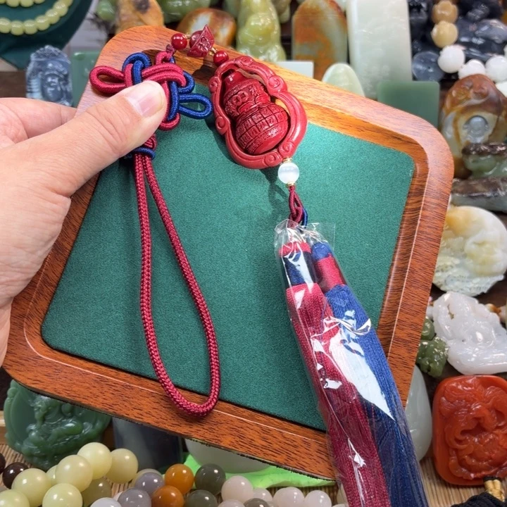 天然辰砂百福紫金砂