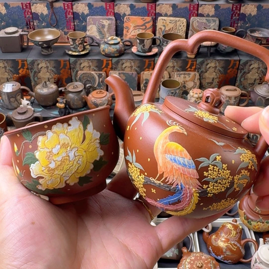 茶壶紫砂200ml原矿精工半手
