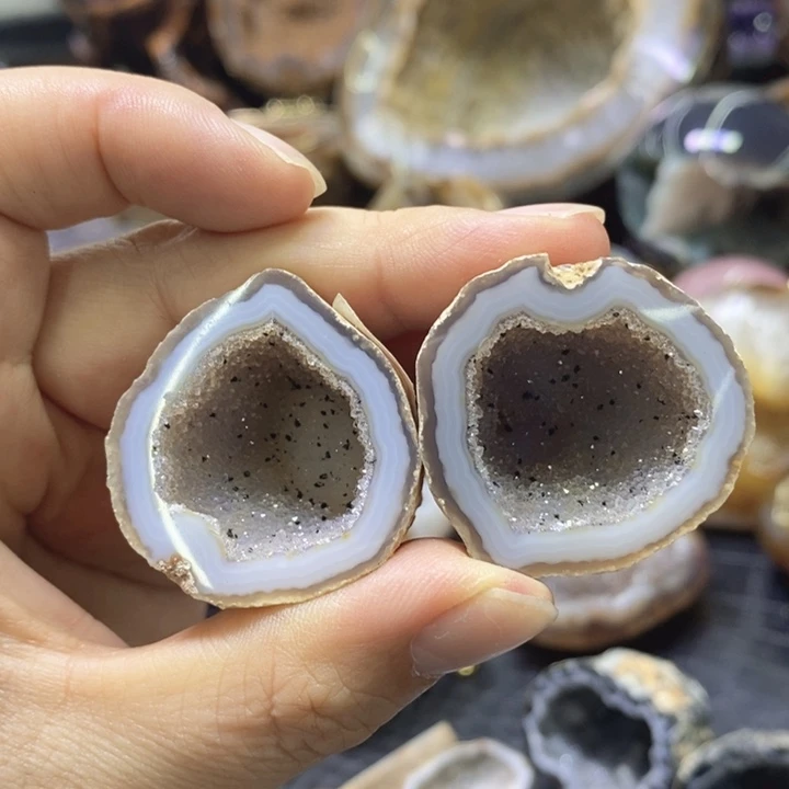未镶嵌珠宝半成品紫晶辰*
