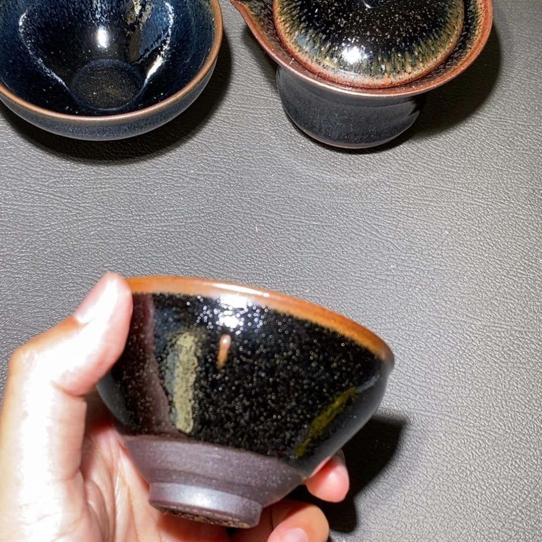 清***淮茶盏建盏主人杯一只