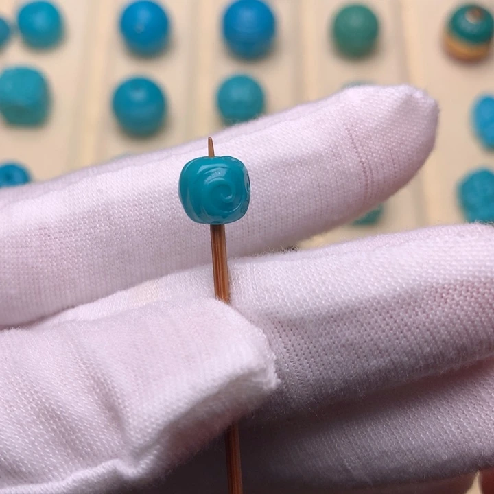 绿松石未镶嵌绿松石博古7.7