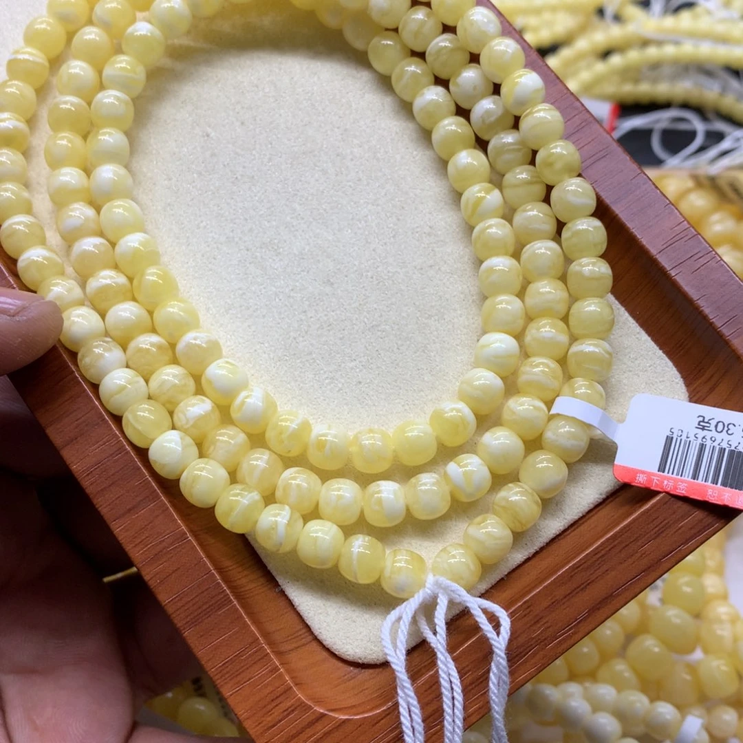 蜜蜡未镶嵌手链蜜蜡