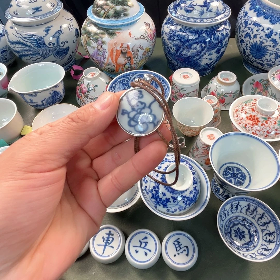 杯青花瓷器青花瓷器