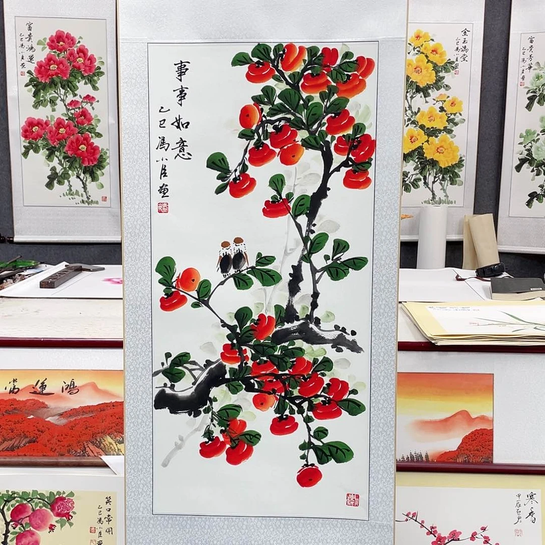 国画手绘画绘画作品