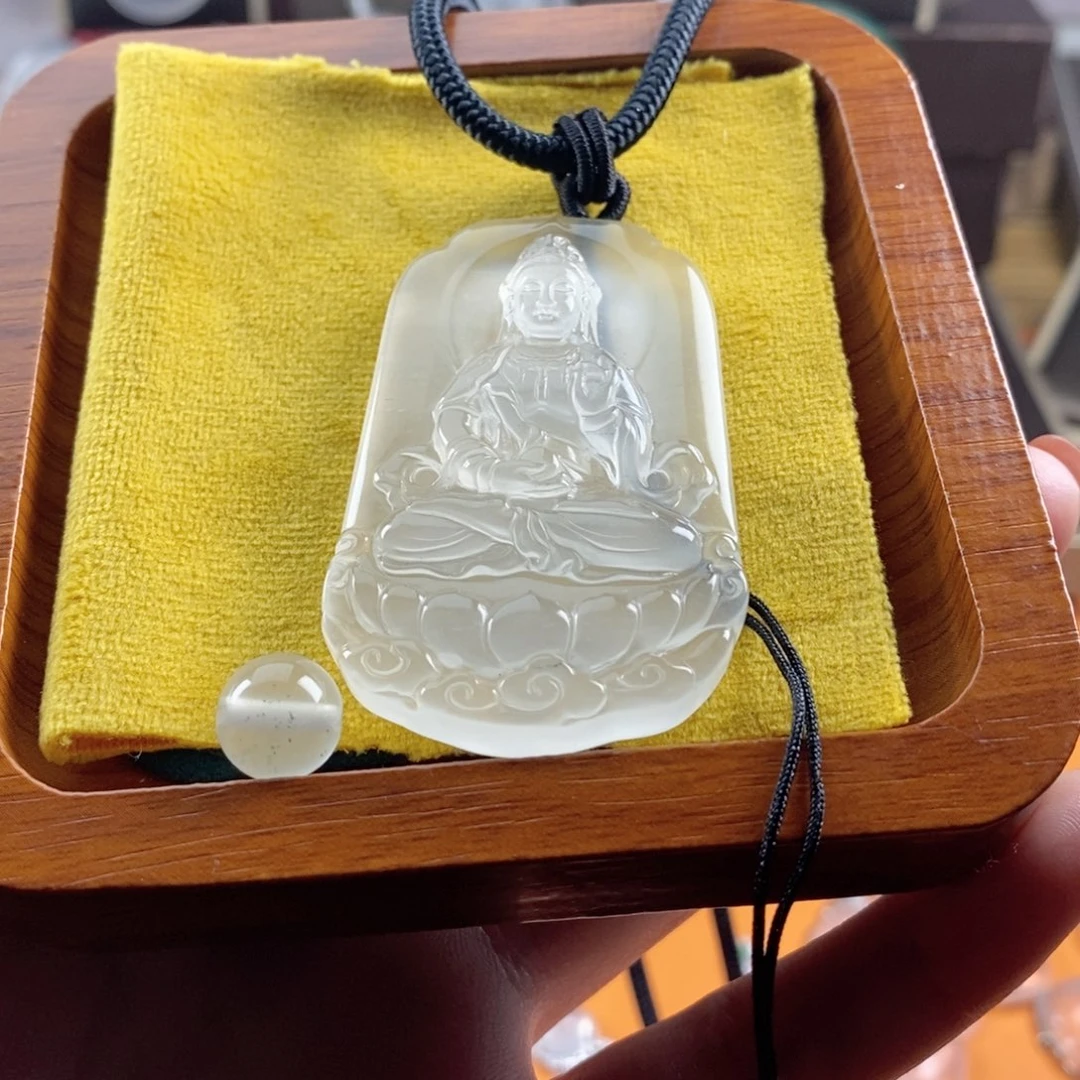 石英质玉观音未镶嵌程**说