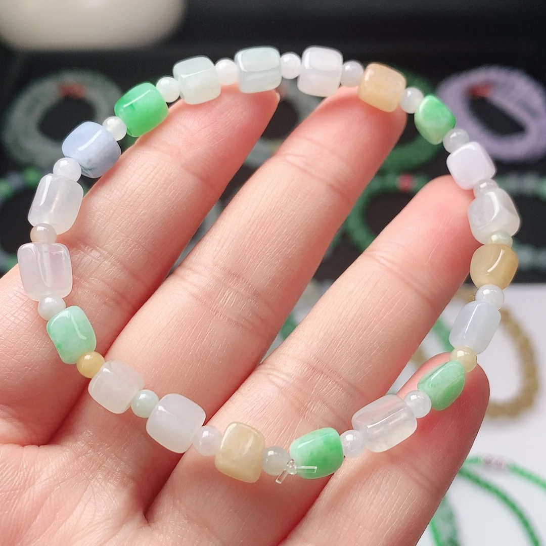 翡翠未镶嵌手链翡翠