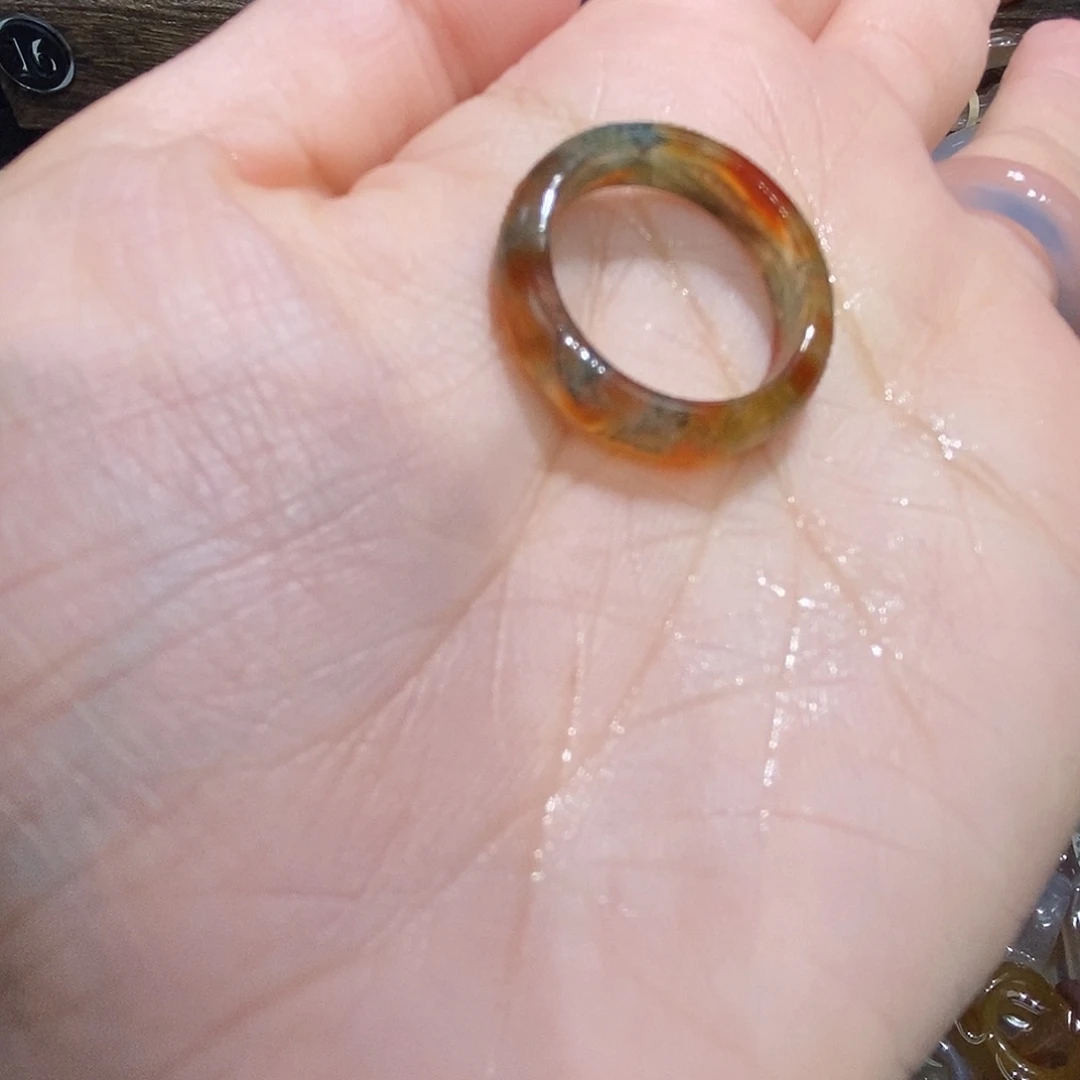 玛瑙/玉髓戒指未镶嵌