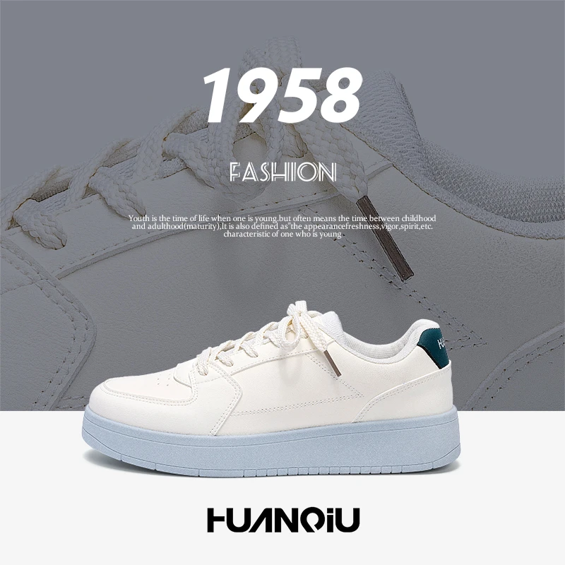 环球潮流厚底板鞋男款2025夏季新款男士爆款潮鞋子休闲增高小白鞋
