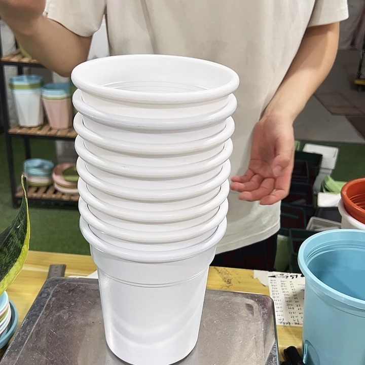 特价翻边09口16.8高17白色无托8只