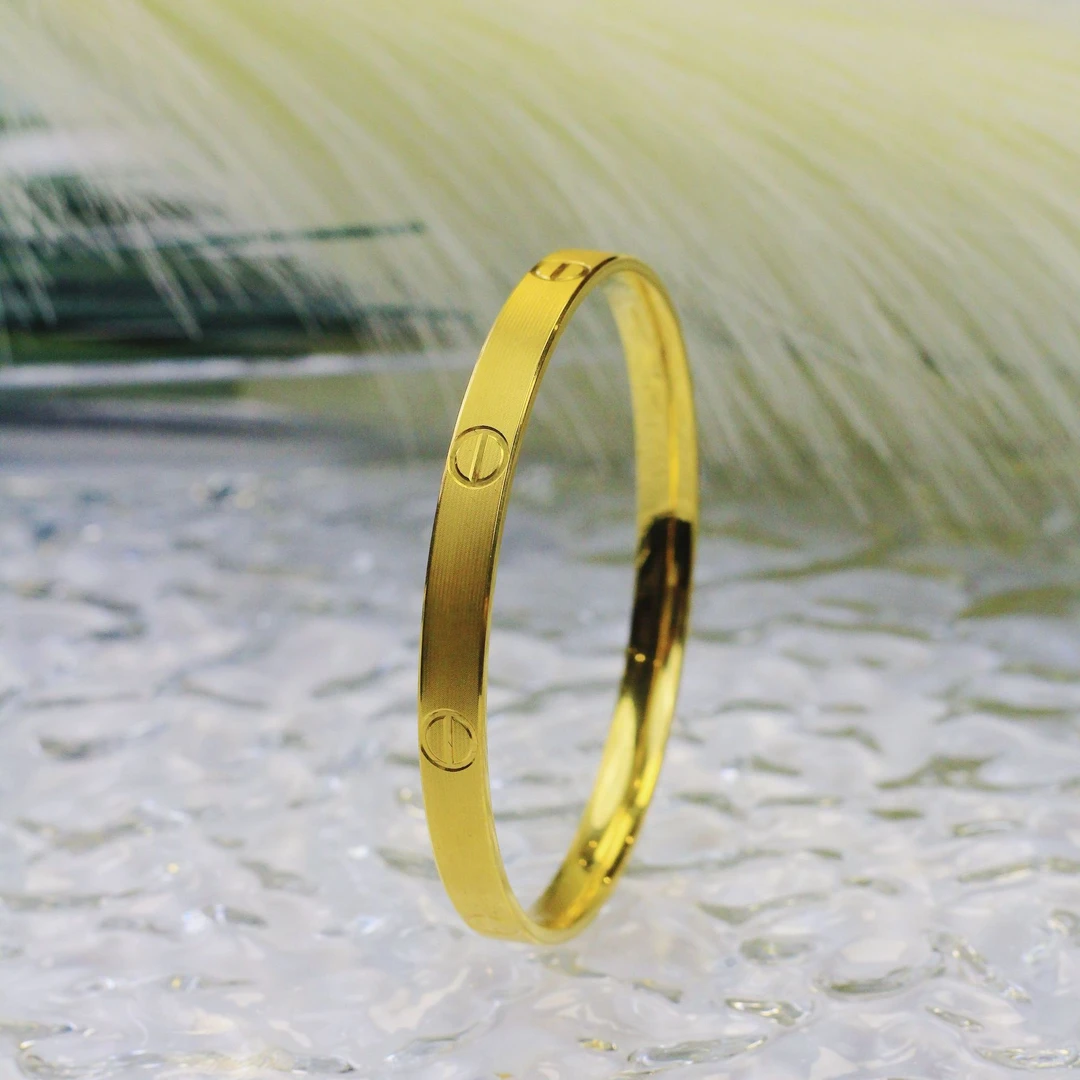 足银手镯 KA卡家款式手镯气质时尚简约精美镭射