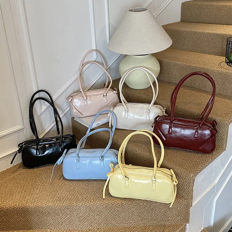 2025高级感小包休闲保龄球腋下包包女新款高级感小众可爱波士顿包