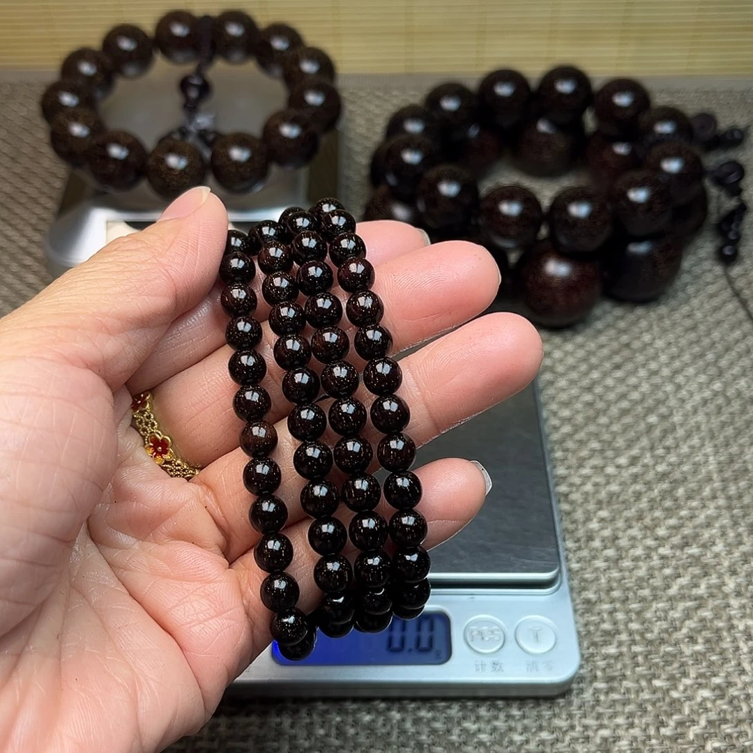 檀香紫檀（小叶紫檀）0.6 108颗 爆星