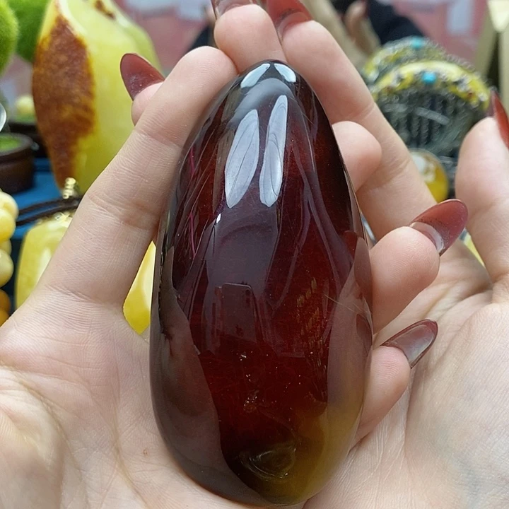 琥珀颈饰未镶嵌吊坠