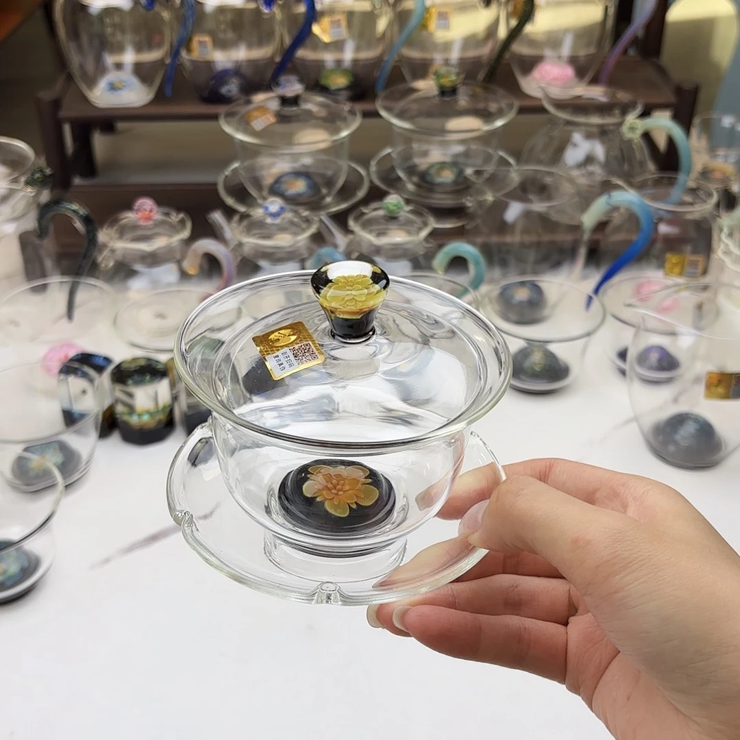 钱***金禾器 珀盖碗 孤品普通盒