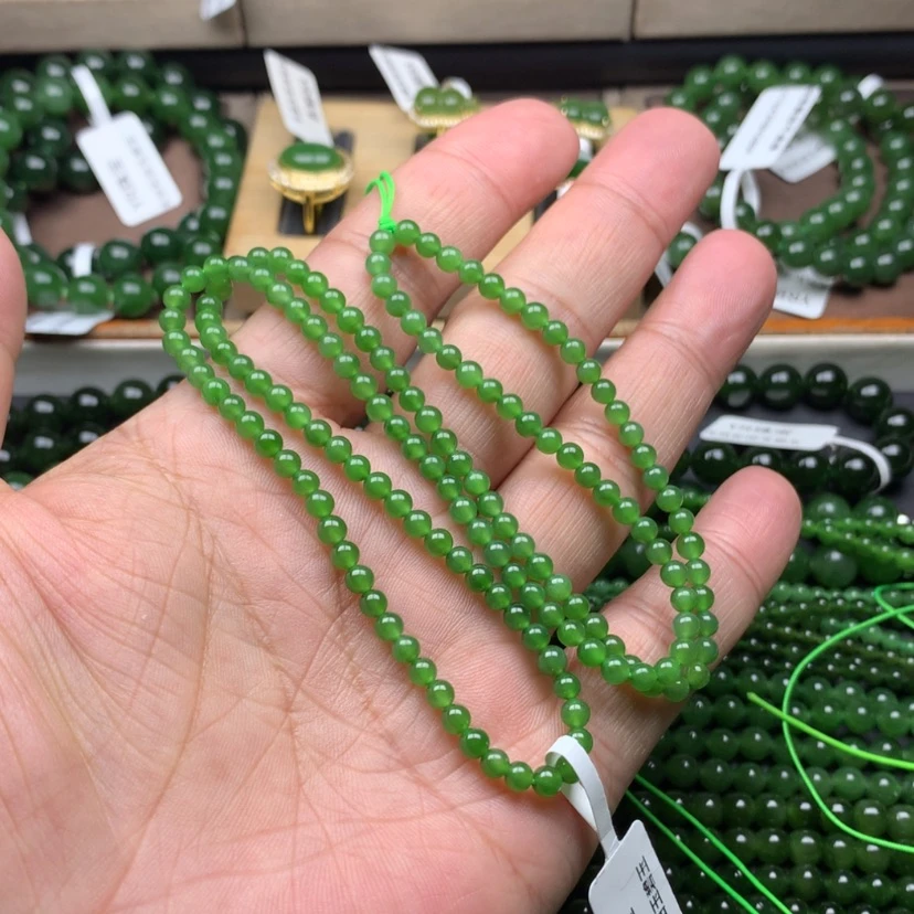 【闪购商品】颈饰未镶嵌和田玉（碧玉）4