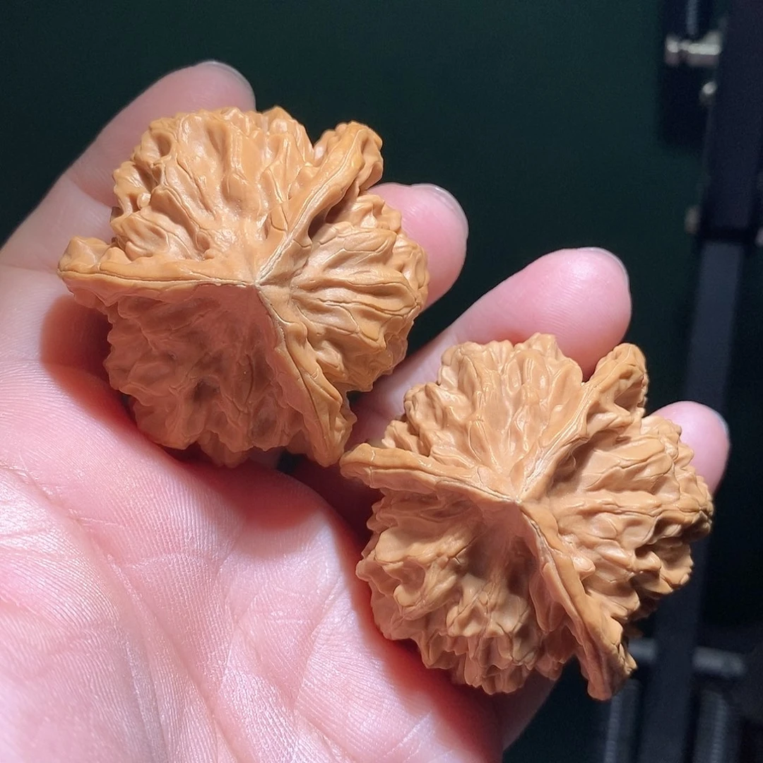 文玩核桃把件48帝王三棱全品