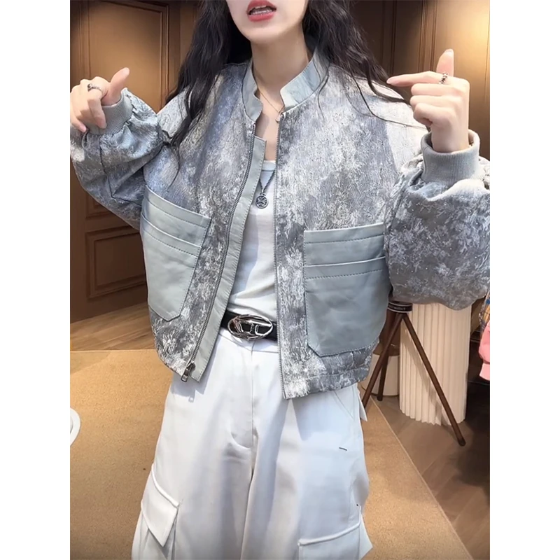 春秋短款美式运动棒球服外套女2025年新款超好看时尚运动气质夹克