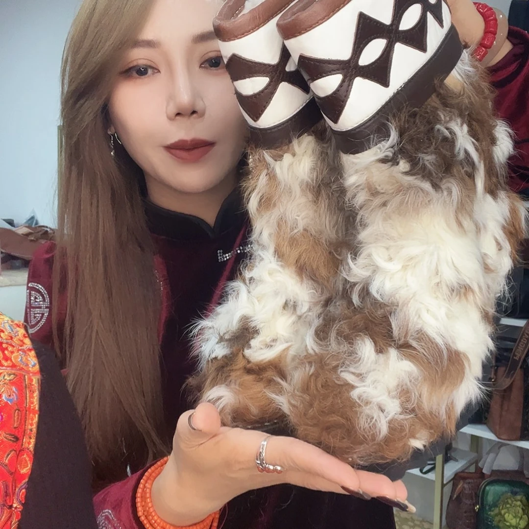 蒙古元素羊羔毛36