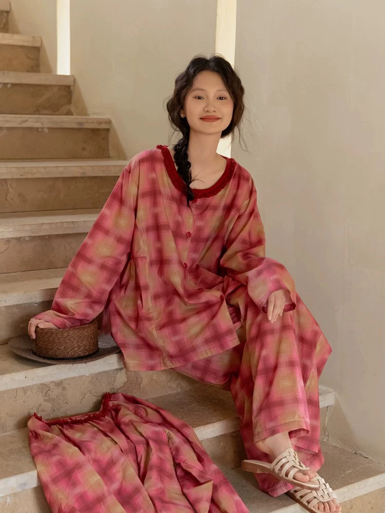 睡衣女士2025新款春秋冬季薄款