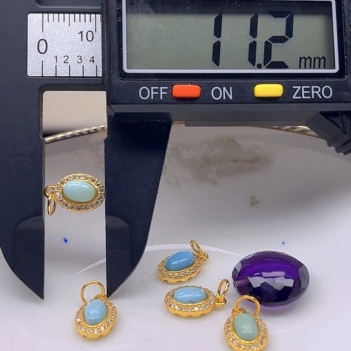 银S925镶嵌颈饰紫晶紫晶925镶嵌70